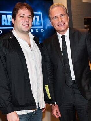 Roberto Justus e o filho, Ricardo, que é diretor de 'O Aprendiz - O Retorno' e do 'Roberto Justus +'