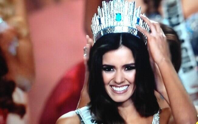 Colombiana Paulina Vega é eleita Miss Universo. Foto: Reprodução
