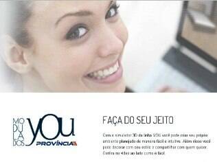 A plataforma da empresa Província permite que o usuário personalize o ambiente da casa