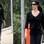 Helena Ranaldi também escolheu um conjunto preto de camiseta e calça solta para caminhar pelo Rio de Janeiro. Foto: Ag News