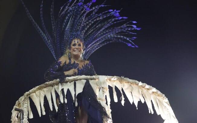 Susana Vieira foi destaque no desfile da Grande Rio