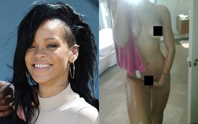 Foco de grandes polêmicas atuais, Rihanna também já teve fotos suas peladas divulgadas na internet