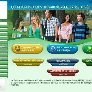 MEC reabriu no dia 23 o sistema do Fies