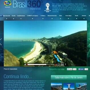 O site Brasil 360º explora as cidade do país que foram sede na Copa do Mundo de 2014