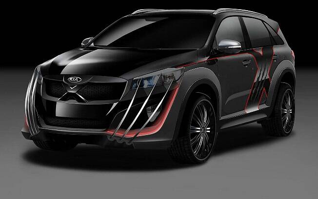 Kia Sorento produzido para homenagear um dos X-Men, provavelmente Wolverine