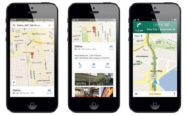 Novo aplicativo do Google Maps para iPhone chega cerca de dois meses após lançamento do serviço de mapas da Apple