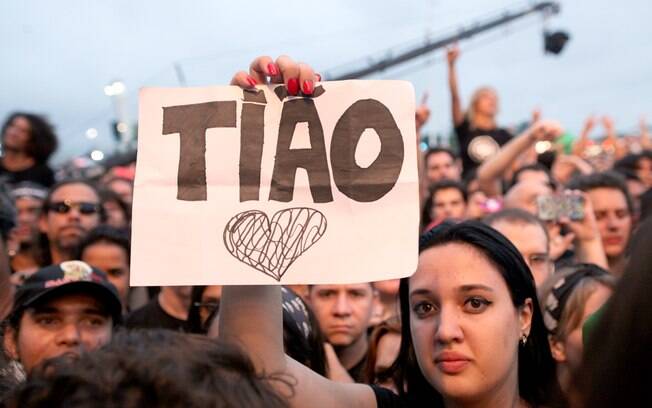 Público em show de Sebastian Bach no Rock in Rio 2013