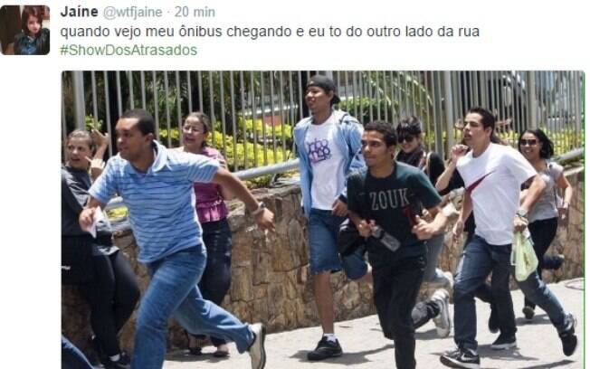 Quando meu ônibus passa e eu tô longe do ponto