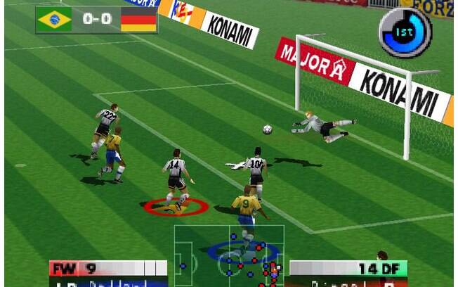 International Superstar Soccer 64 (Konami, 1997). Foto: Reprodução