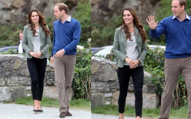 Kate Middleton e Príncipe William nesta sexta-feira (30) no primeiro evento oficial