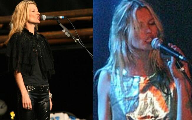 Kate Moss também canta. A modelo já emprestou a voz para a banda  Primal Scream e ainda gravou a faixa 'Dirty Robot' para o disco do Lemonheads