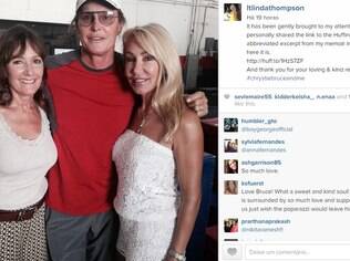 Linda Thompson agradeceu pelo amor e apoio em sua página do Instagram