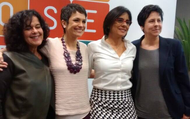 Lúcia Araújo, Diretora do Futura, Sandra Annemberg, Beatriz Azeredo, Diretora de Responsabilidade Social e Cristina Piasentini, Diretora de Jornalismo da Globo São Paulo