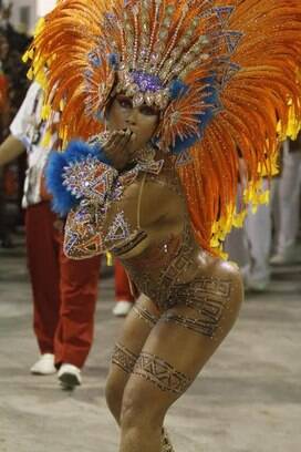 Destaque da Unidos de Padre Miguel. Foto: AgNews