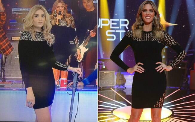 Monica Iozzi usa vestido que Fernanda Lima apresentou estreia do 'Superstar'