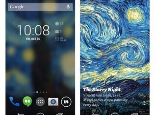 Gratuito, o app Muzei transforma obras de arte em papel de parede para dispositivos móveis que rodam Android. A cada dia uma nova e icônica imagem retirada de algum museu