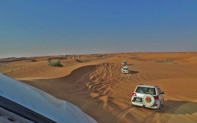 Rali pelas dunas de Dubai