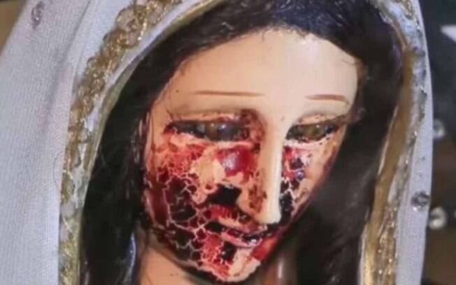 Homem no México, não indentificado, afirmou ter visto momento em que a estátua da Virgem Maria derramou lágrimas