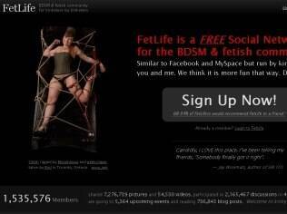 A rede social FetLife serve como ponto de encontro para os adeptos do BDSM