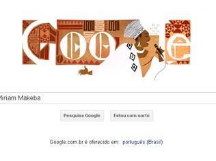 Miriam Makeba ganhou logotipo especial do Google