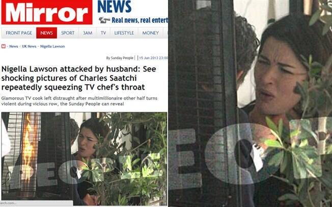 Nigella Lawson foi agredida pelo marido em restaurante de Londres 
