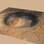 A imagem (feita com as sondas de Marte) mostra a cratera Gale e o Curiosity, um ponto verde na beirada inferior da foto - 14/08/2012. Foto: NASA/JPL