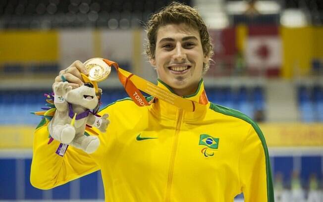 O nadador Talisson Glock é outra esperança de medalha