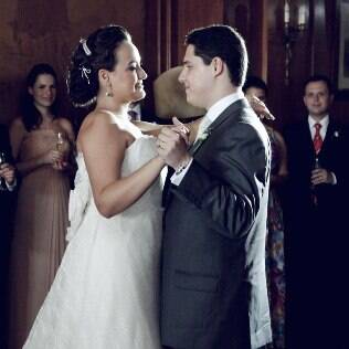 Tainara e Sérgio fizeram questão de um casamento cheio de tradição