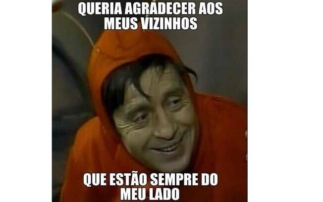 É sempre bom poder contar com os seus vizinhos!