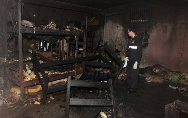 Incêndio que matou seis internos e deixou mais de 20 feridos com queimaduras no Pará, nesta terça-feira (08)