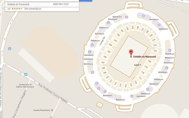 Google Indoor Maps mostra os mapas de aeroportos, estádios de futebol e shopping centers