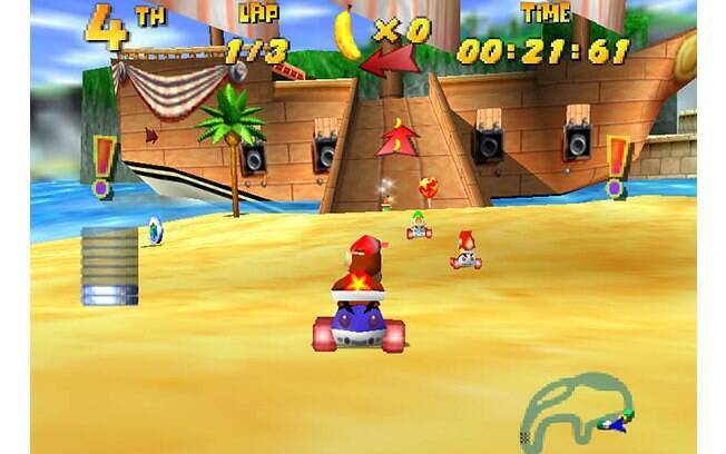 Diddy Kong Racing (Rare/Nintendo, 1997). Foto: Reprodução