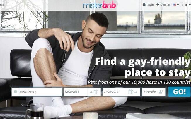 Misterbnb, site voltado para o público LGBT que reúne propriedades particulares disponíveis para aluguel de curta temporada em todos os lugares do mundo