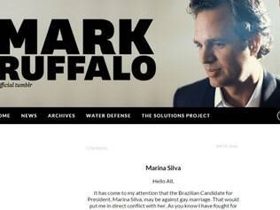 Ruffalo, que é um dos principais nomes de Hollywood na luta contra a homofobia e pelos direitos gays, postou a declaração em seu Tumblr oficial