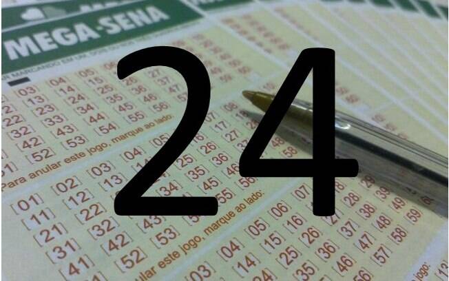 O 24 saiu em 182 sorteios. Foto: Divulgação