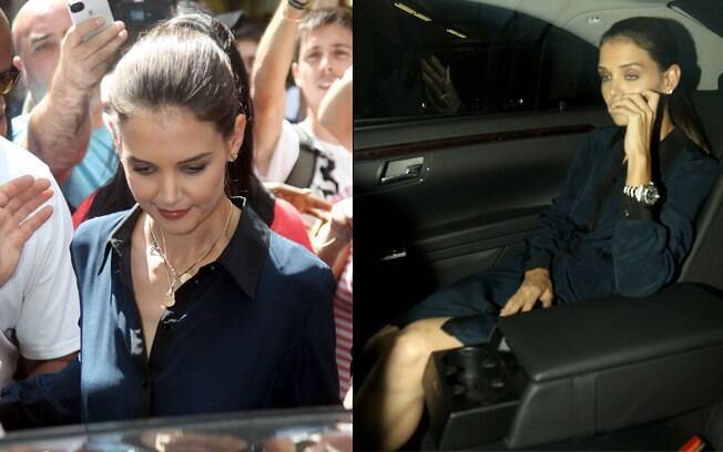 Vestido usado por Katie na primeira aparição pública após o divórcio é o mais pedido