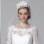 Vestido inspirado em Grace Kelly, com mangas rendadas e saia volumosa. De Marchesa. Foto: Getty Images