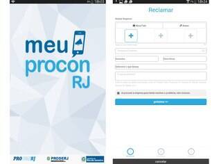 Gratuito, o aplicativo Meu Procon-RJ permite que o usuário faça reclamações direto no smartphone, seja ele Android ou iOS