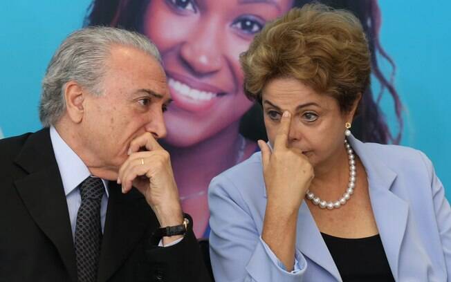 Dilma Rousseff e Michel Temer em encontro recente: relações tensas após carta do vice