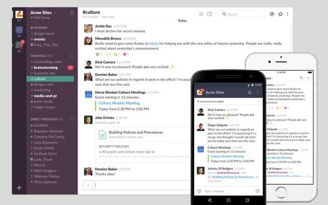 Disponível para smartphones e computadores, Slack sincroniza informações em todos os dispositivos usados pelo usuário