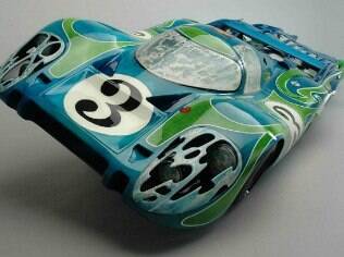 Detalhe do Porsche 917L feito por Dennis Hoyt