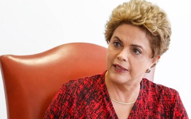 A presidente Dilma durante entrevista para veículos da imprensa internacional, na quinta-feira