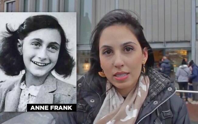 O Perca a Novela visitou a casa de Anne Frank em Amsterdam O Perca a Novela visitou a casa de Anne Frank em Amsterdam