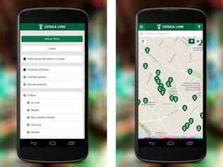 Aplicativo do Catraca Livre mostra atrações próximas do local do usuário e está disponível para Android e iOS gratuitamente
