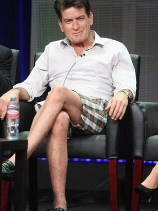 Charlie Sheen durante o Summer TCA Tour neste final de semana