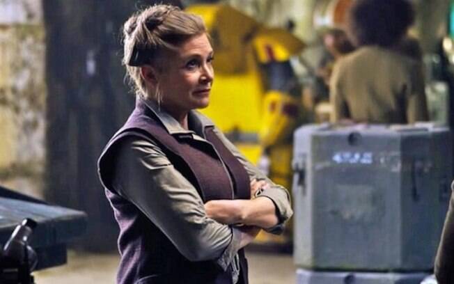 Carrie Fisher em cena de
