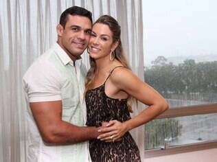 Vitor Belfort e Joana Prado