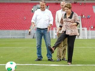 Dilma Rousseff dá o pontapé inicial  