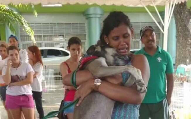 Cachorro desaparecido é reencontrado