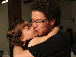 Rodolfo e a filha Valentina: